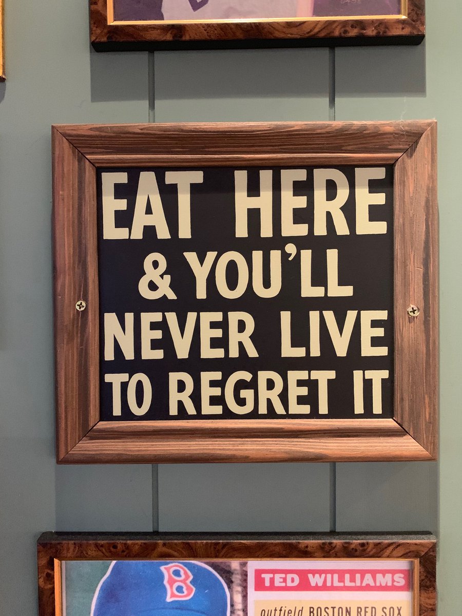 TobyABGreen's tweet photo. 🤔 Sign at a burger joint, Copenhagen Airport. Happily, I wasn’t hungry.
#oaspa19 https://t.co/Dz9cBURXRx