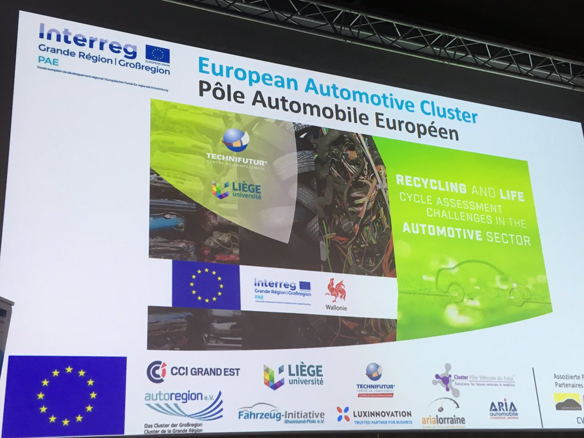 <a href="/CRMGroup_/">CRM Group</a>  #AutomotiveDay #Recycling and #LCA #Challenges in the #Automotive sector