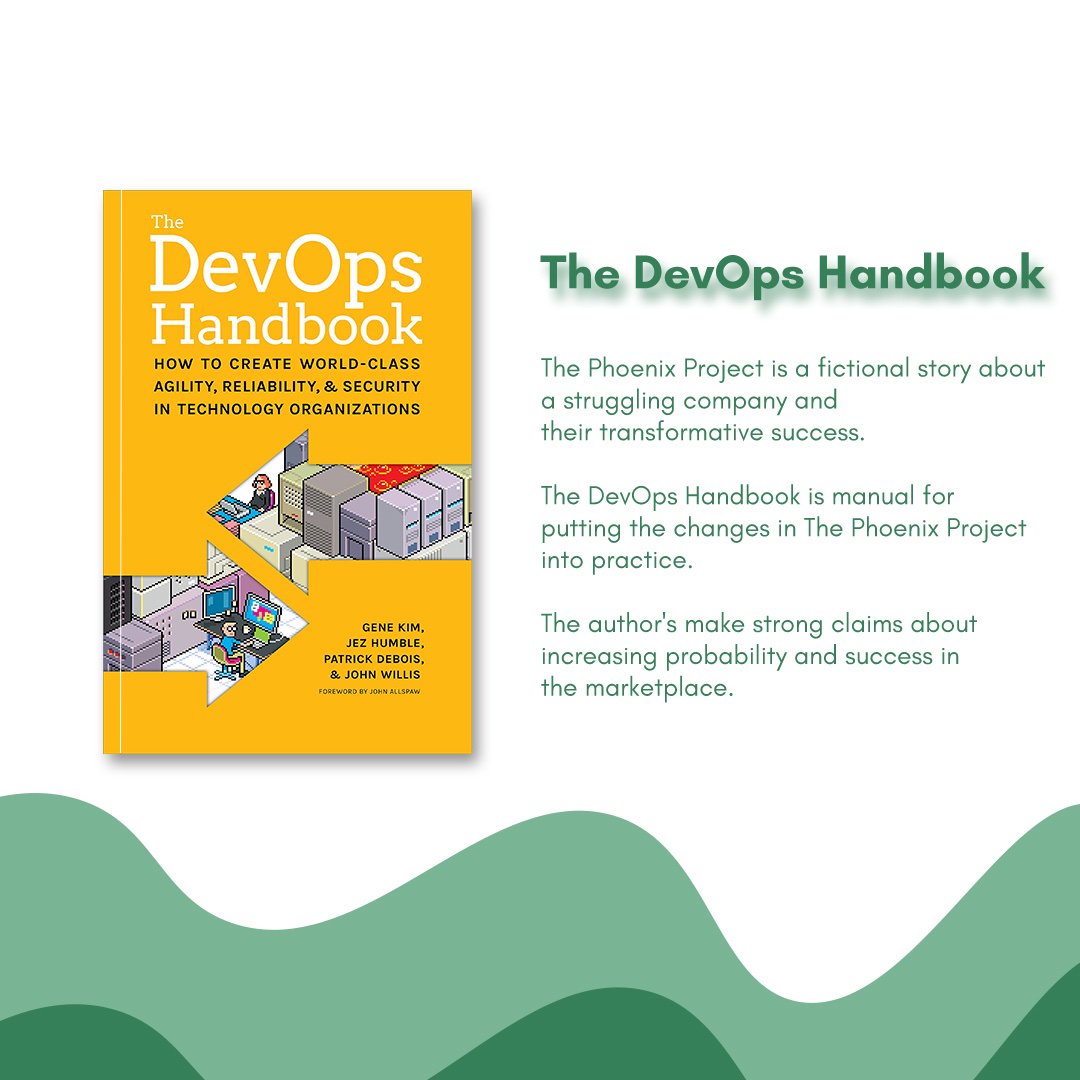 NaradaCode's tweet image. Bagi seorang Programmer harus memilki keinginan untuk terus belajar yang tinggi dimana perkembangan dunia teknologi sangat cepat. Berikut adalah buku-buku yang wajib kamu kulik untuk meningkatkan pengetahuan DevOps kamu. Selamat membaca! 😊

#DevOps 
#DevOpsBooks
#NaradaCode