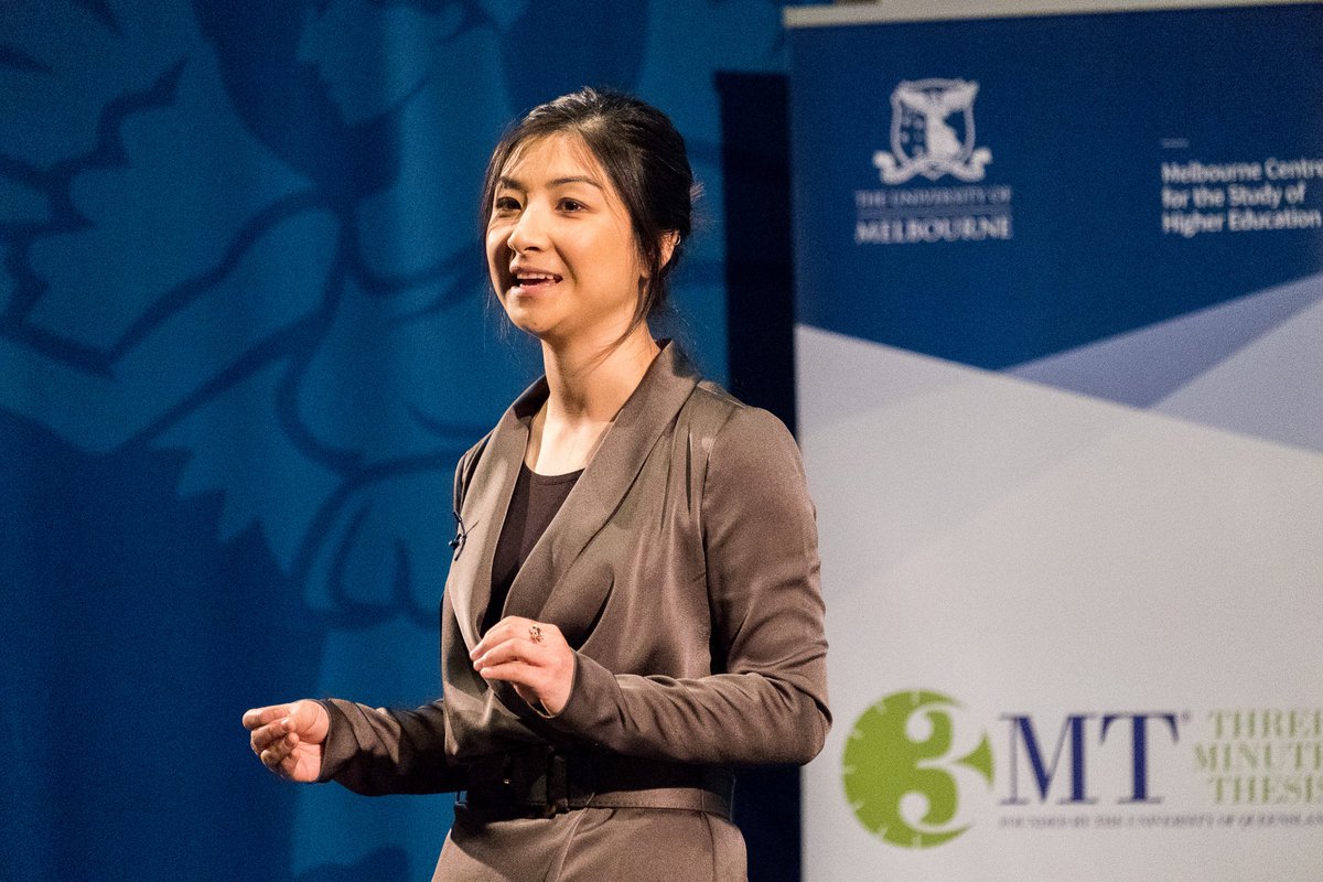 Congratulations to Alexis Ceecee Zhang @UniMelbMDHS who is representing UniMelb in the @u21news @3MT_official Comp with her presentation, 'An unnerving problem: a fishy solution'! Vote for her now in the People's Choice category: http://go.unimelb.edu.au/qi4r