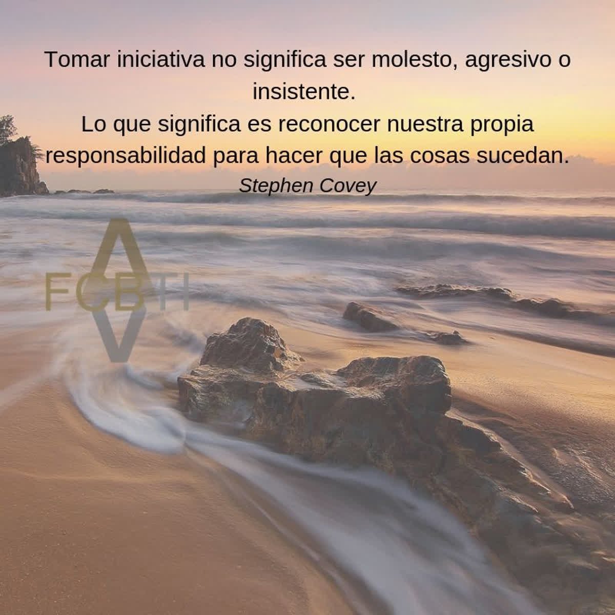 fundares's tweet photo. Tomar iniciativa no significa ser molesto, agresivo o insistente. Lo que significa es reconocer nuestra propia responsabilidad para hacer que las cosas sucedan. Stephen Covey https://t.co/asitJPB8yH