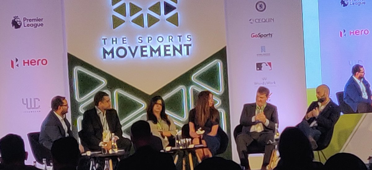 Riding the wave of success. As <a href="/nandankamath/">Nandan Kamath</a> said waves may come and go but it is about sustaining the success. Interesting panel with a variety of views.
#thesportsmovement2019 #cultureofsports