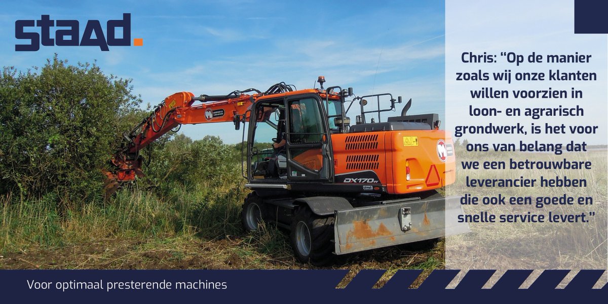 Gespot: Doosan DX170W-5 van Markusse BV uit 's-Heer Abtskerke. Bekijk het volledige afleverbericht hier: bit.ly/2lhRBN9. #staad #graafmachine #staadkracht #mooi