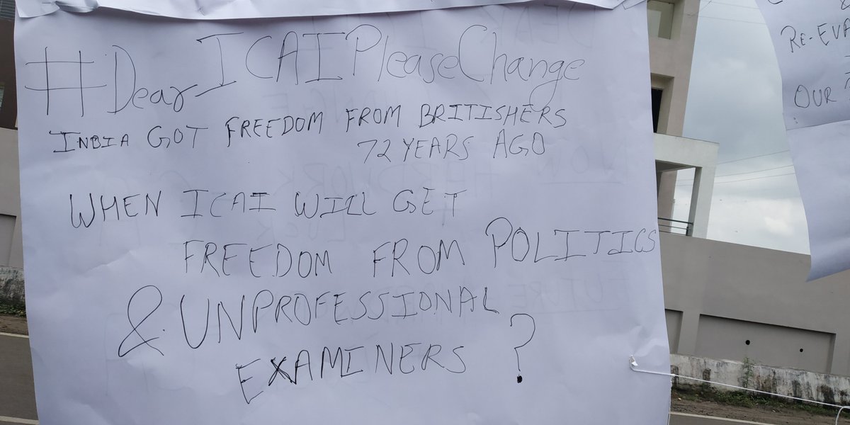 mayank97526's tweet photo. #dearicaipleasechange
#wewantjustice 
@icaibhopal https://t.co/O3uoeasSwd
