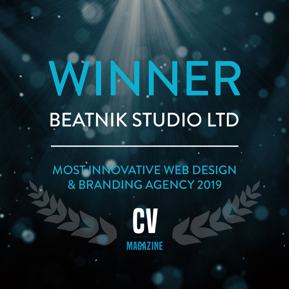 We're delighted to announce that Beatnik Studio has been awarded 'Most Innovative Web Design &amp; Branding Agency 2019 - North East England' by Corporate Vision Magazine 🏆