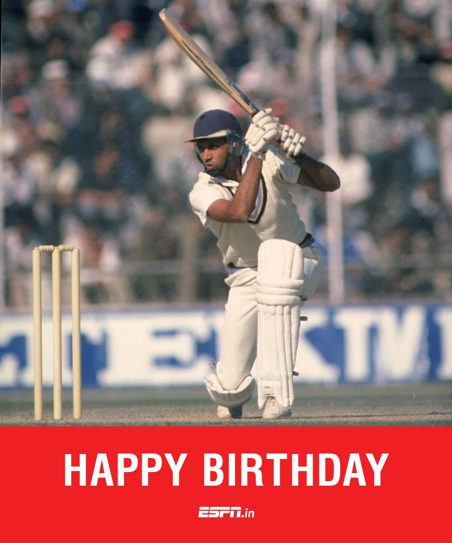  Happy Birthday to India\s hero from the 1983 World Cup semifinal and final, Mohinder Amarnath 