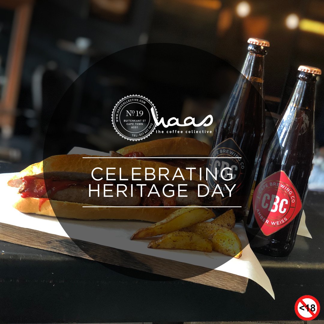 Happy #HeritageDay! Hop in for a gourmet boerie roll and a beer in true South African style. 🌭🍻🇿🇦