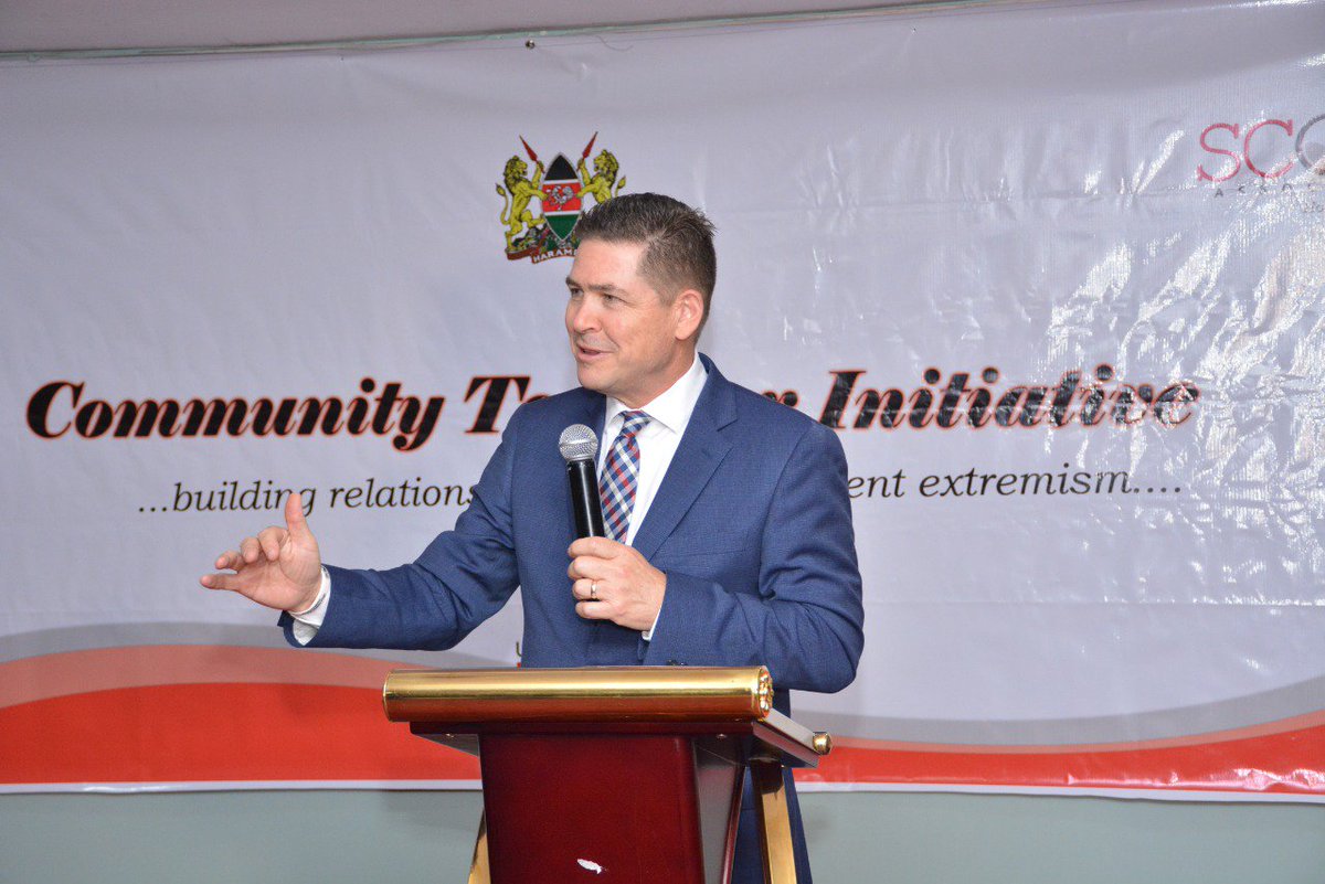 S_Associates_Ke's tweet photo. .@USAmbKenya : The relationship portrayed in this program between law enforcement and wananchi is the front line in combating Violent Extremism and terrorism in Kenya #CommunityTogetherInitiative https://t.co/Ky7K5xUnDd