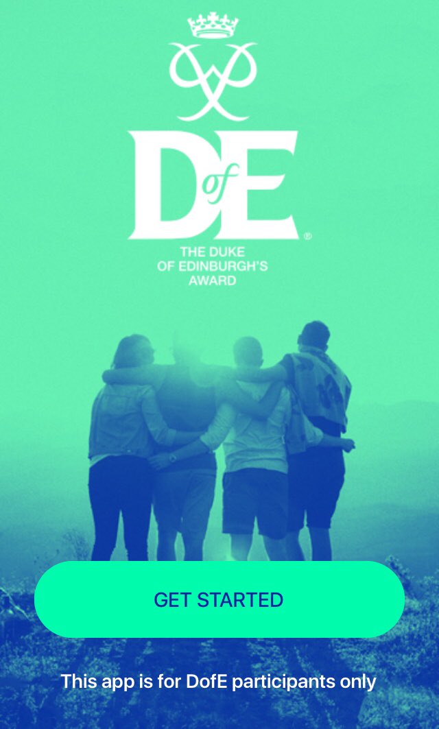 InverclydeDofE's tweet photo. Itโs here! The DofE App is finally here! Download it on to your device-adding activities and evidence will be easy peasy! #HappyLeaders #IamDofE #JustDoIt https://t.co/3LTyaULXQS