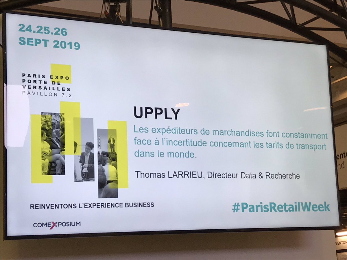 Ne manquez pas le pitch de notre directeur Data <a href="/Thomaslarrieu/">Thomas Larrieu</a> sur la volatilité des prix de transport et les moyens de l’anticiper @PRWOfficial #data #transformationdigitale