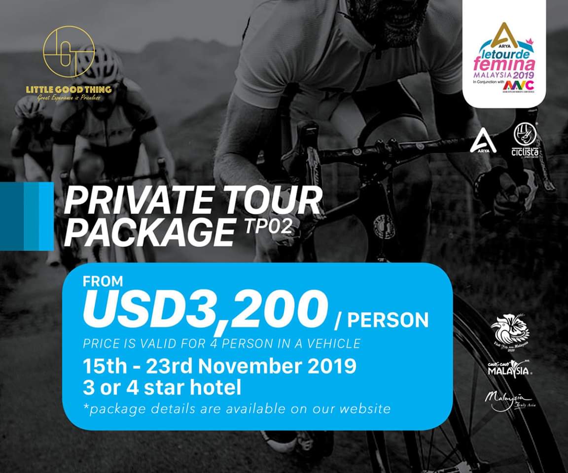 letourdefemina's tweet photo. An exciting news worth sharing for all those looking forward to the event~
More details on our website https://t.co/xjwHuoRHNo

For more information and details, please contact Wesley Wong
Phone / Whatsapp：+6012 - 594 3138
Wechat：LTdF_2019
Email：ltdf-tour@ciclista.cc https://t.co/N5YJJ9ghU4