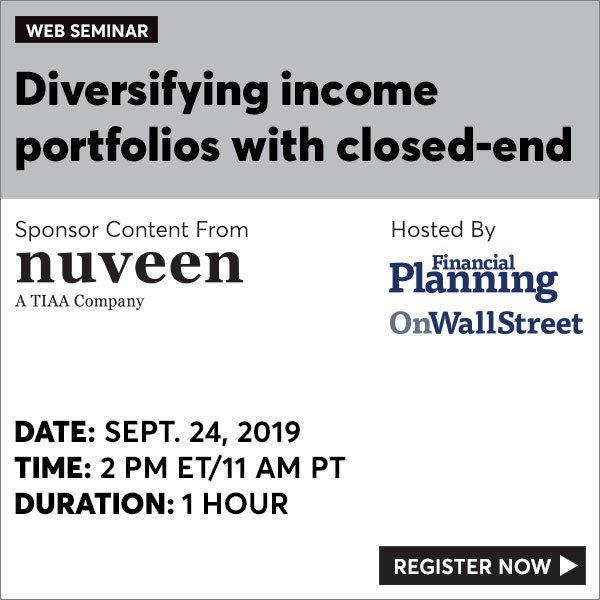 finplan's tweet image. Event info: How are advisors using #CEFs in client portfolios? #fpwebseminars trib.al/WiVtULf