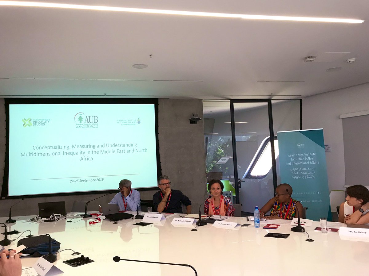 Discussing the measurement and understanding of multidimensional inequality in the MENA in our joint workshop with the Southern Centre for Inequality Studies <a href="/WitsUniversity/">Wits University</a> in South Africa

#poverty #inequality