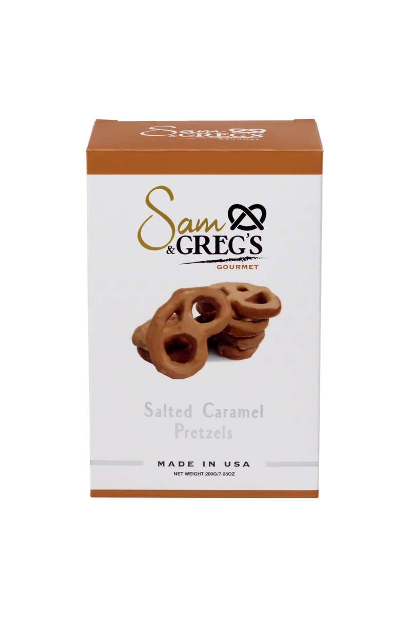 samgregsgourmet's tweet photo. Look out for Sam &amp; Greg’s Gourmet Salted Caramel Pretzels in your local Homesense store. We’re sure they won’t last long
#homesense#chocolate#saltedcaramel#delicious https://t.co/VzTVdhZNJv