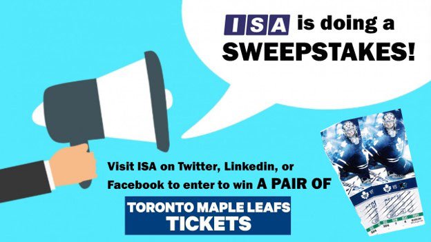 ISACybersec's tweet photo. ISA - Information Systems Architects Rebrands as ISA Cybersecurity Inc. To celebrate, we're giving away a pair of Toronto Leafs tickets! Enter the sweepstakes &amp; follow us for a chance to win: https://t.co/cxARChNn8K New website https://t.co/egOQilnTAu #ISAtransformation https://t.co/ARrfyyyDRm