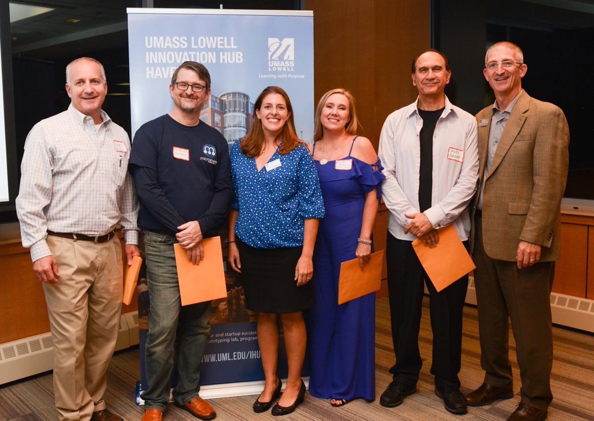 ihub_uml's tweet photo. We had a great time last week celebrating startups with @MassInno #min126.  Check out the photos: https://t.co/eL0lqdKMwu Congrats to @Obaggo1 @MYSpiritBOX @Microshareio @PersonalRem https://t.co/Dw0D6GpazY