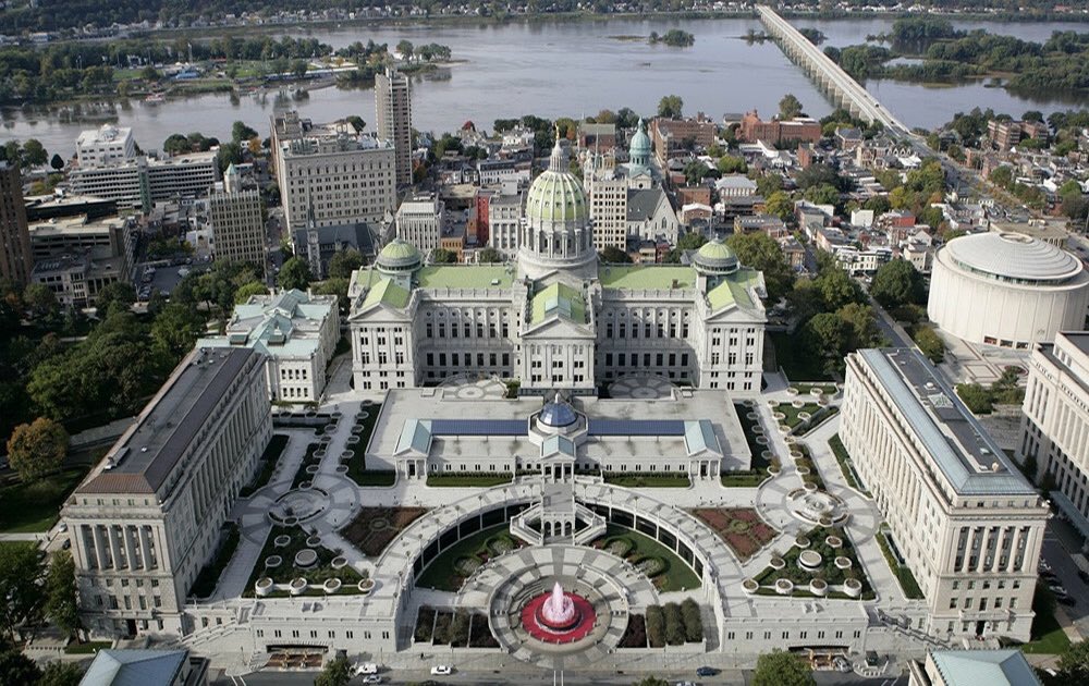 Tom_Longenecker's tweet photo. Back at the #PACapitol to meet with legislators on the importance of #schoolchoice and to defend the rights of @CommCharterAcad’s families to choose the school that best serves their child. #CCA families: contact your lawmakers and tell them to protect public #charterschools. https://t.co/YChz6fmXYB