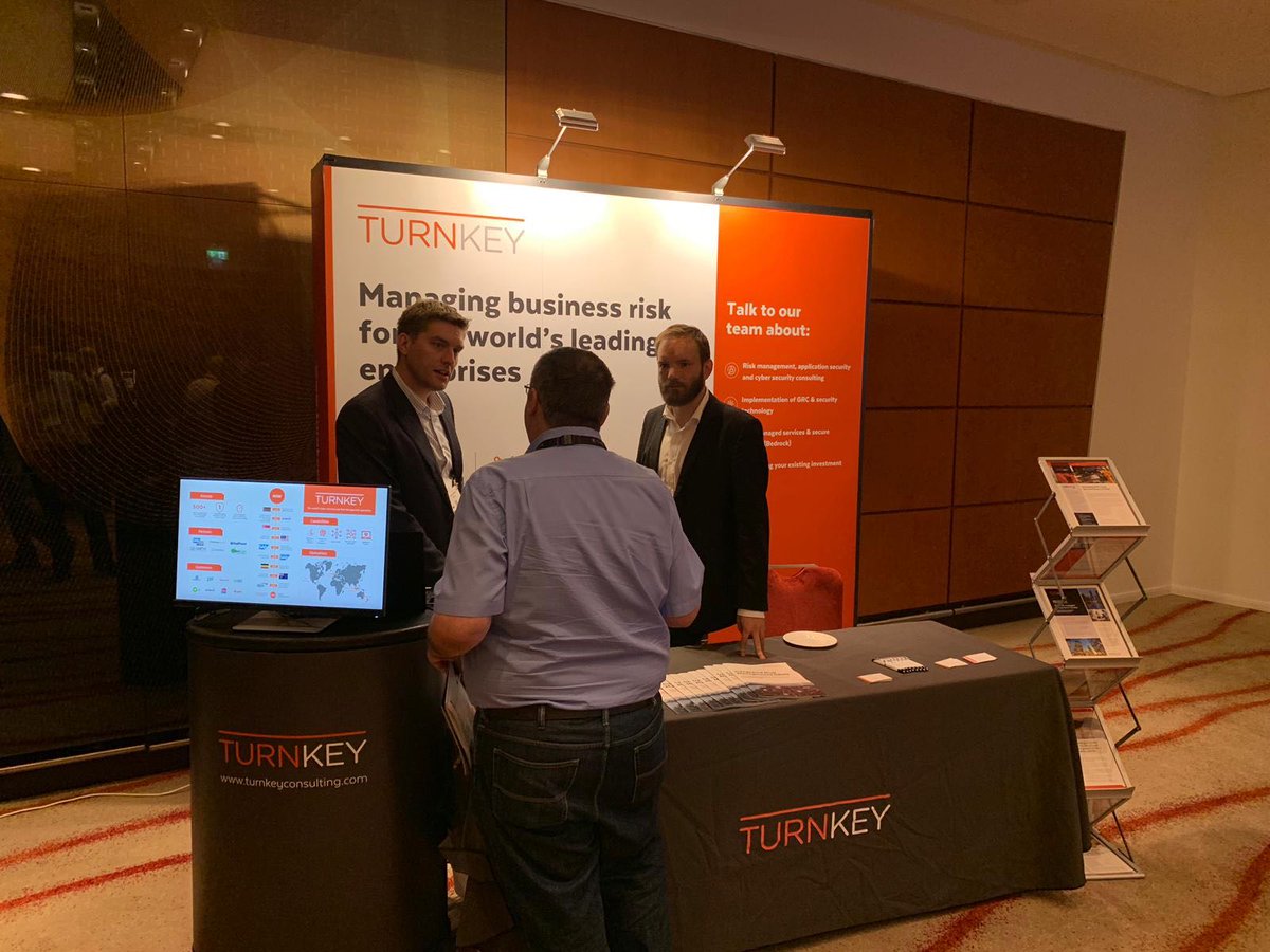 TK_Consulting's tweet photo. We're at the Enterprise Cyber Security conference today in London. If you are at the conference come by and visit us. #wmecs https://t.co/gjIJLRA6m6