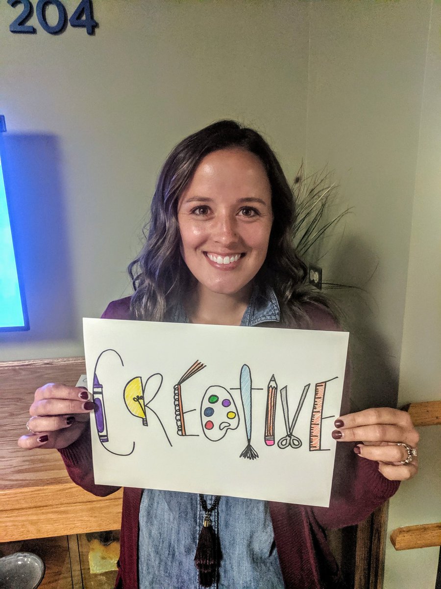 MrsMollyLarson's tweet image. I am CREATIVITY! I represent the Portrait of a Graduate. I love how a design can be used for expression and uniting community!  #futureready204 #204pog