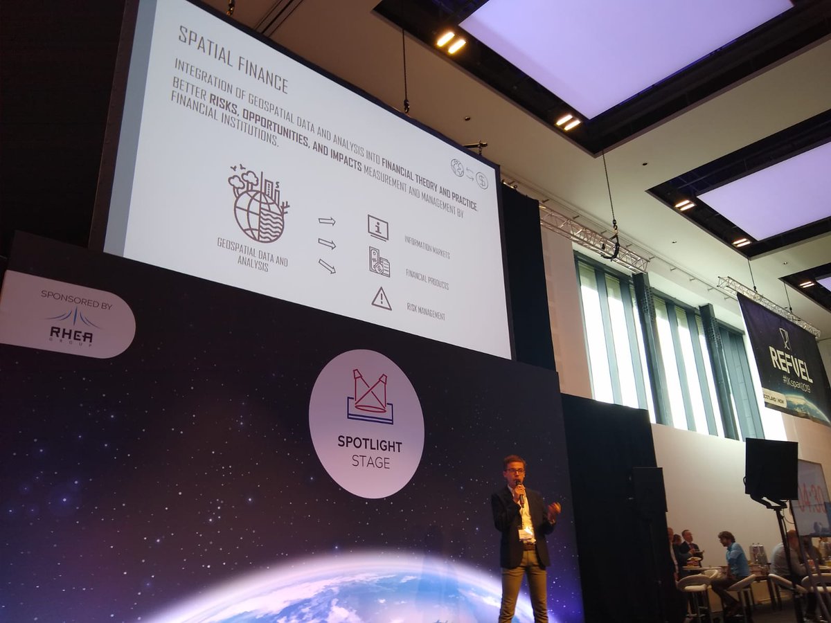 FinanceSpatial's tweet image. We are at @ukspace2019 today presenting #SpatialFinance and the opportunity for the UK space community to take the lead in this field and bring greater #Transparency to the financial system. Come speak to us to learn more and how to get involved! #UKspace2019 @SatAppsCatapult