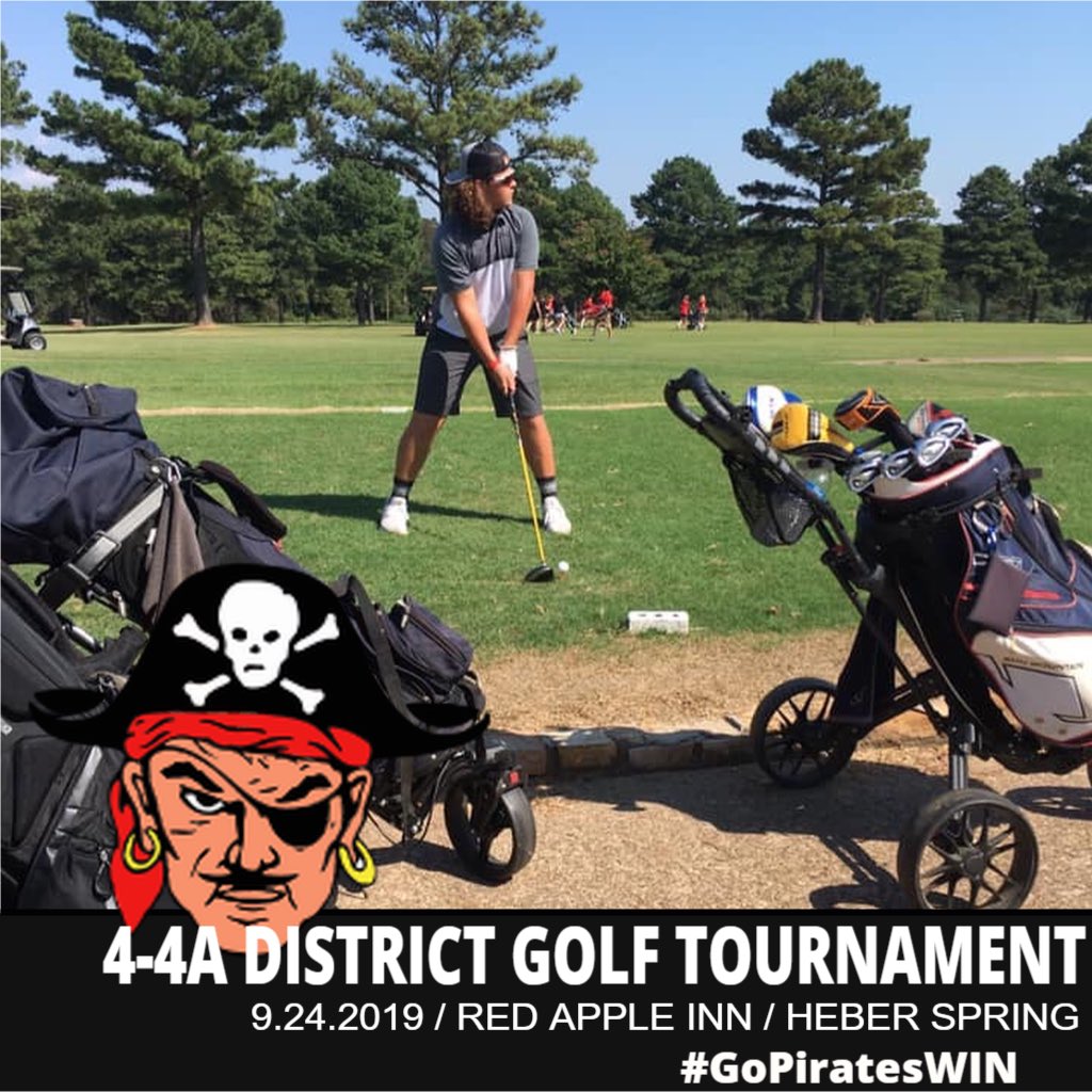 dover_athletics's tweet photo. Good Luck to the Pirate golfers as both Sr. Girls and Boys compete in the 4-4A District Golf Tournament in Heber Springs today! ⛳️☠️#GoPiratesWIN https://t.co/8A6zVqXpn2