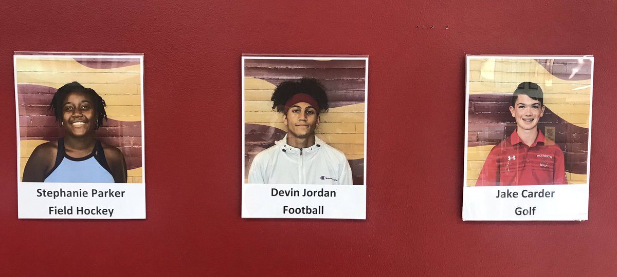 TJ_PatriotsAD's tweet photo. Congratulations to our Student Athletes of the Week! @GTJHSAthletics @tj_patriot @AthleticsTj  @FCPS_GTJHSPrin https://t.co/TVCXBM59mS