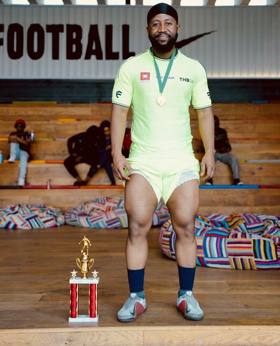 casspernyovest's tweet photo. Played some football with a cause today and with legs like these, ofcos i had to be voted "man of the match". Played my heart out and i had fun. #NY7 https://t.co/SDNDIHxQSQ