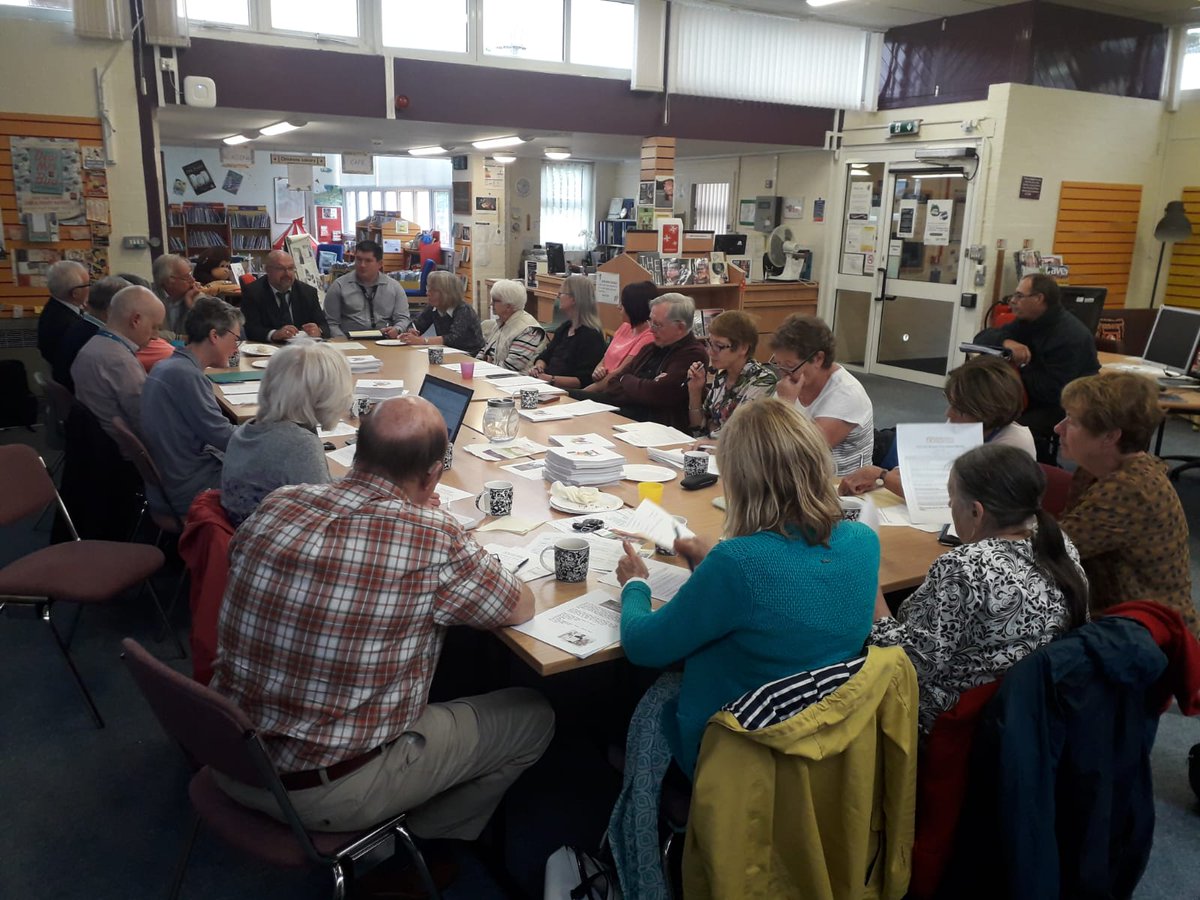 SCCCCM's tweet photo. @StaffsLibraries  #CommunityManagedLibraries Packed Networking Event in Barton today. Sharing experience and a very full Agenda to get through!

Volunteers from across the whole county traveled in to participate.

#PeoplrHelpingPeople
#DoingOurBit

@mpftnhs
@StaffordshireCC https://t.co/tUAATQZT1q