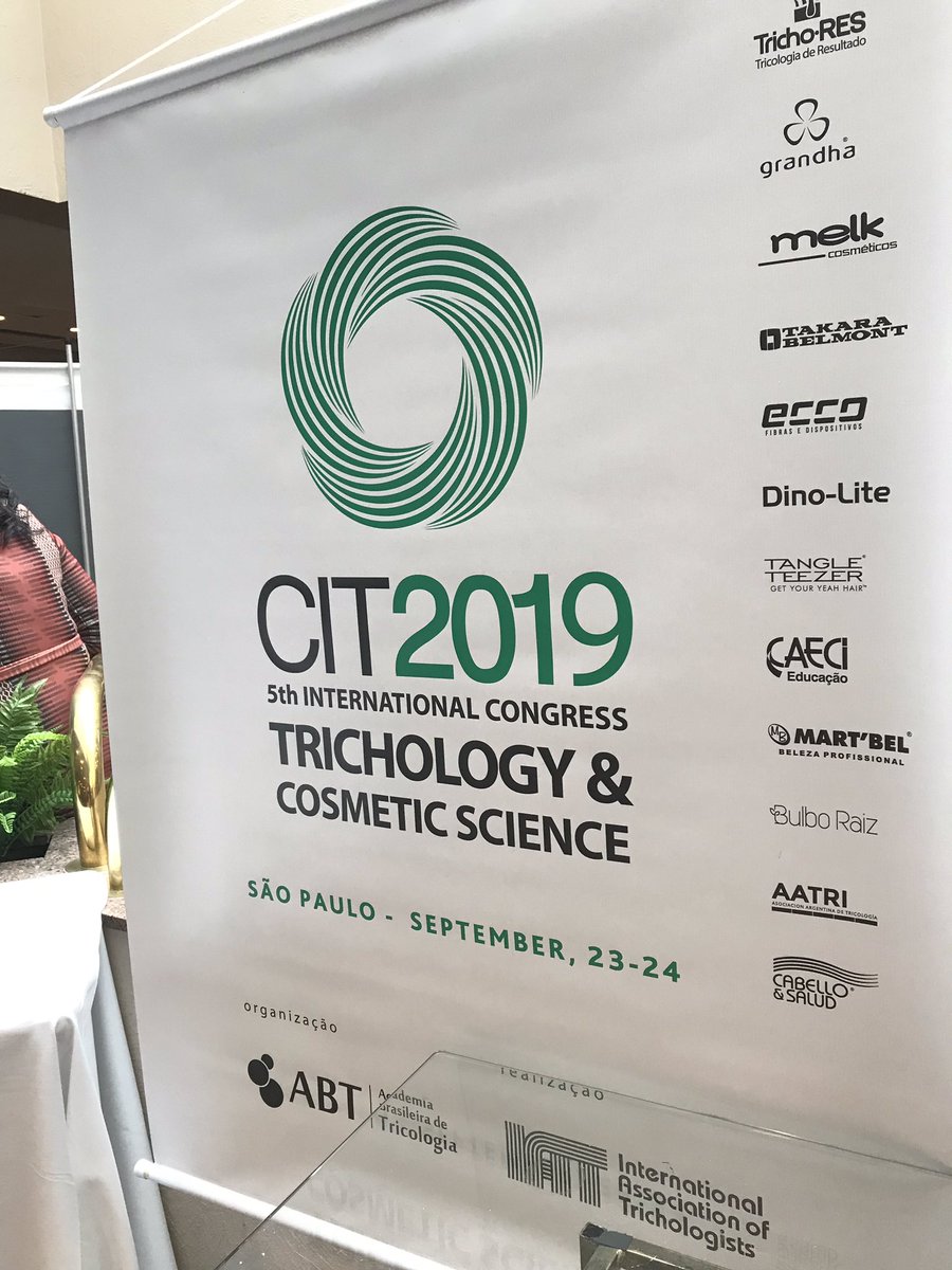 ExpertoCapilar's tweet photo. Speaker-Disertante en el Congreso Internacional de Tricología Brasil 🇧🇷junto a Amigos de EEUU 🇺🇸 Canadá 🇨🇦Puerto Rico 🇵🇷 Reino Unido 🇬🇧 Turquía 🇹🇷 #cit2019 #tricologia #tricologo #trichologist #tricologista #trichology #cabelloysalud #hairandhealth #cabeloesaude #aatri #abt #iat https://t.co/i6KCVLGwOE
