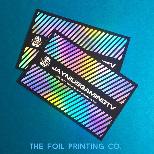 foil_print_co's tweet photo. Spectacular #holographic #businesscards we just printed for @europlier at JayniusGamingTv. Love these! πβ¨
-
#foiledprint #foilprint #foilprinted #foilprinting #print #printed #printingcompany #marketing #business #twitch #streaming #gaming #gamer #thefoilprintingco #streamer https://t.co/sJQqqKPq2k