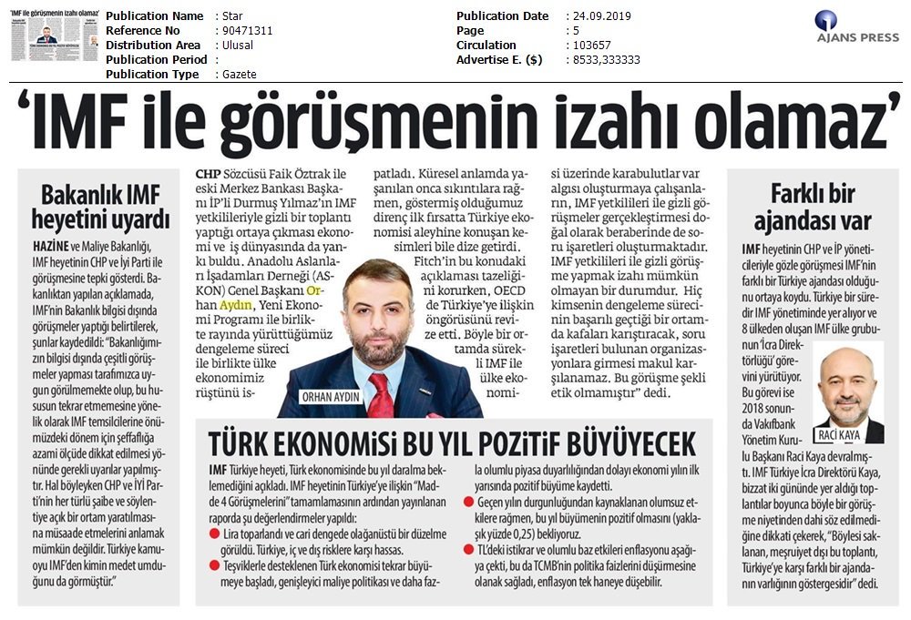 Genel Başkanımız Sn. Orhan Aydın'ın Star Gazetesine özel görüşü.

<a href="/orhanaydin/">Orhan AYDIN</a>