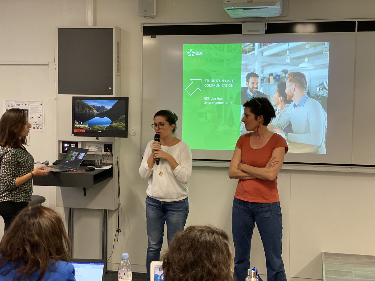Comme tous les ans les étudiants du #mbamci planchent sur un cas d’entreprise pour compléter leur formation au #marketingdigital #ETalents cette année deux marques nous ont rejoints #assurance <a href="/AG2RLAMONDIALE/">AG2R LA MONDIALE</a> et #énergie #edf <a href="/EDFofficiel/">EDF</a> #TopPresentation