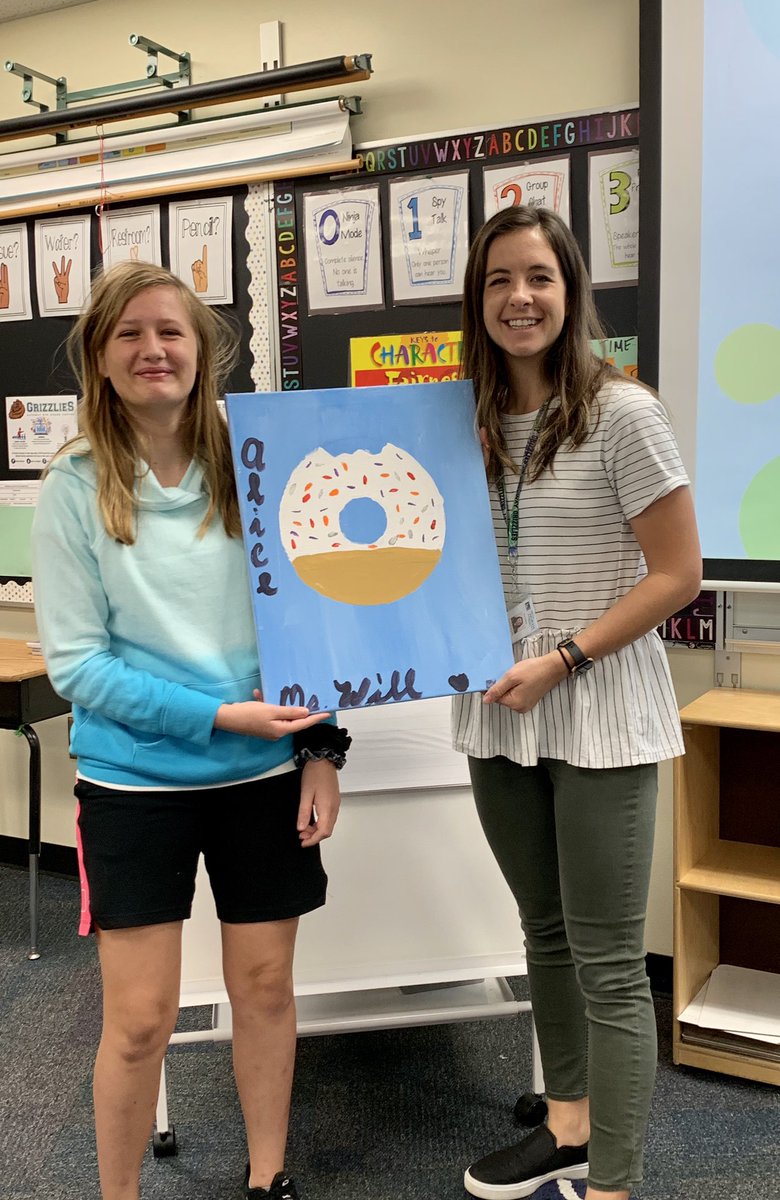 It’s not everyday that a student paints you your favorite food on canvas! Feeling grateful! <a href="/Gateway6NKC/">Gateway6NKC</a>