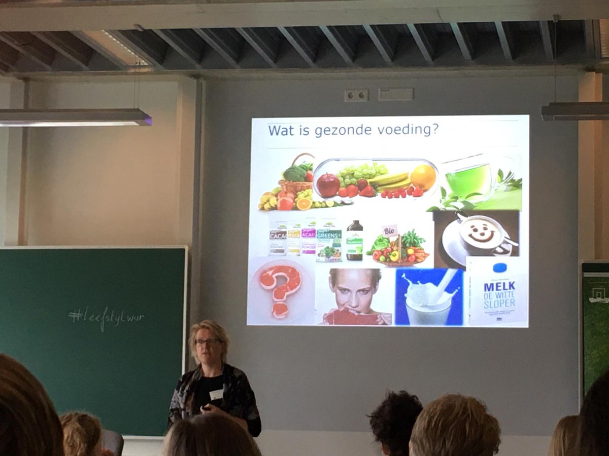 Wat is eigenlijk gezonde voeding? Renate Winkels <a href="/WUR/">Wageningen U&R</a> tijdens #Seminar Leefstijlverandering in preventie en zorg.