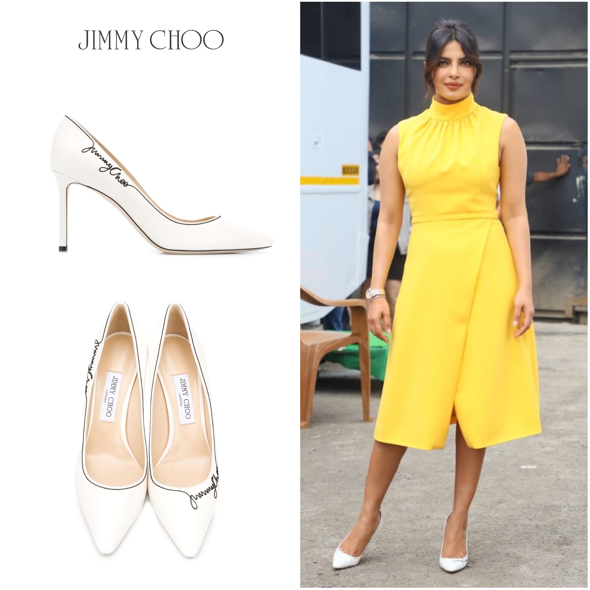 Priyanka chopra jimmy store choo shoes