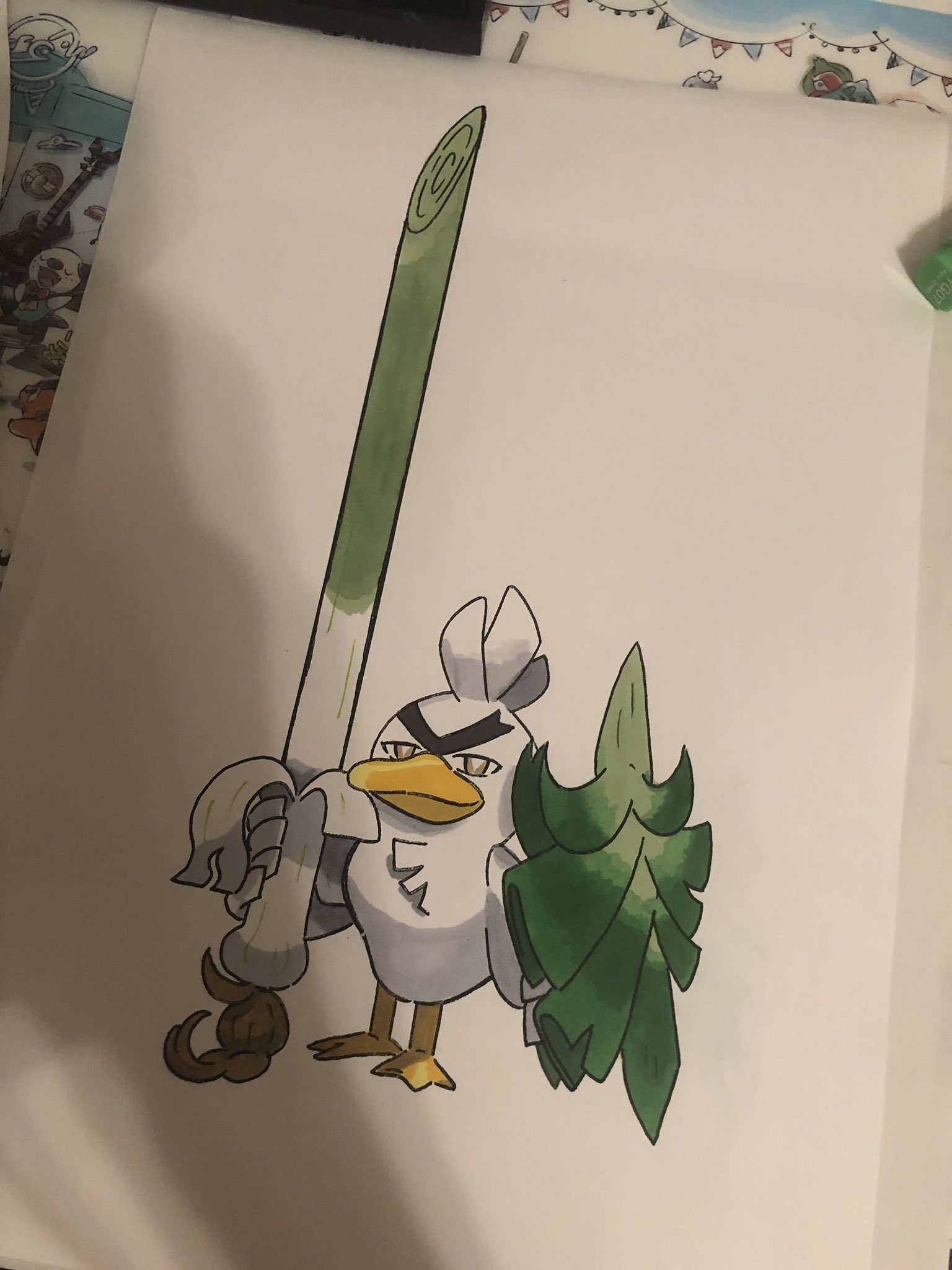すずき ポケ専 ネギガナイトを描きました 100 のカモネギが2匹いらっしゃるので 早く進化させたい所存でございます ポケモン Pokemon ポケモンgo Pokemongo カモネギ ネギガナイト イラスト Illustration T Co Mwajsfig7a Twitter