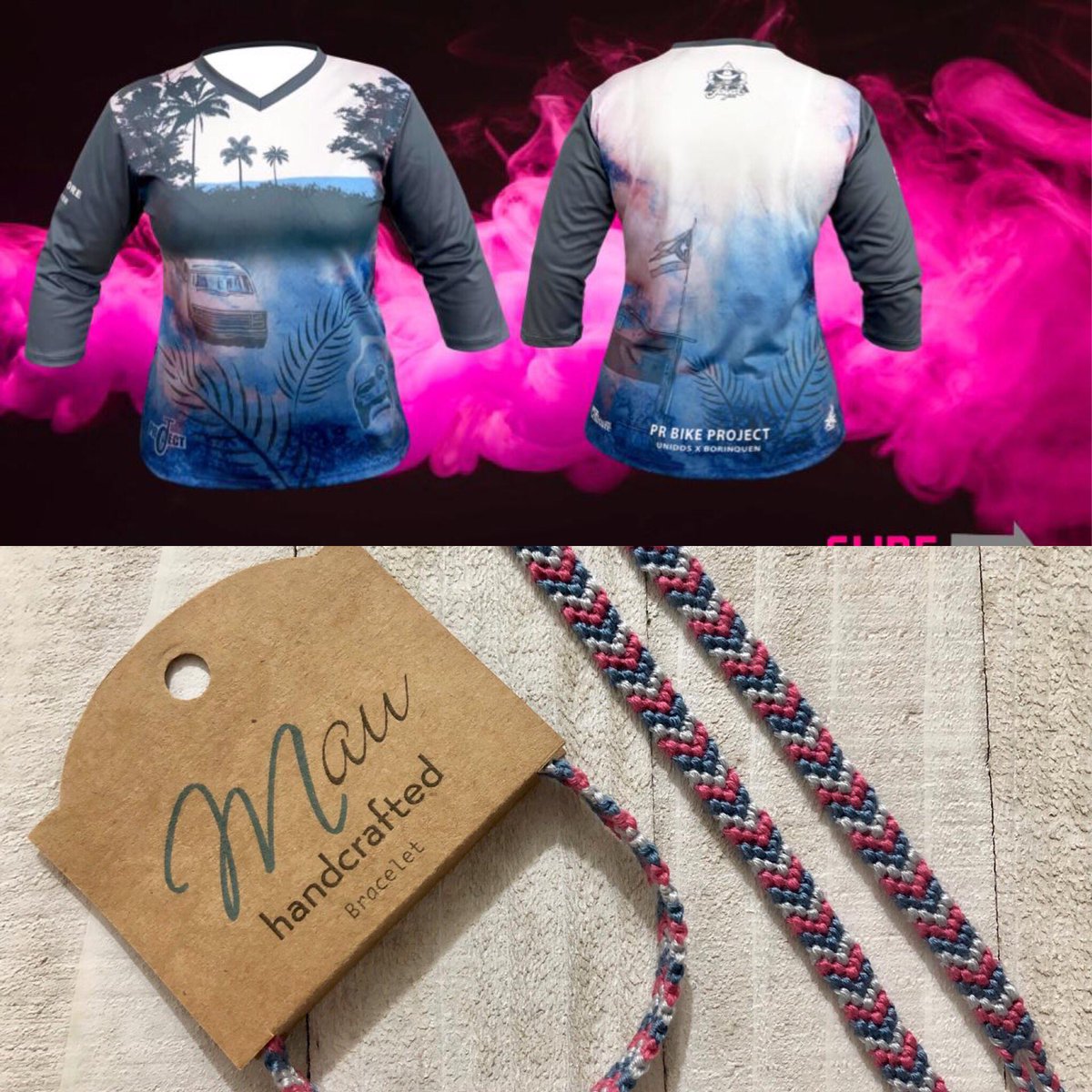MTBCulture's tweet photo. Ahora es!!! Todas las chicas de la cultura, las jerseys pro fondos del Jayal MTB que compres, van acompañadas de una hermosa pulsera hecha a mano por @mauhandcrafted más info en @prbikeproject búscalos en Instagram! Pide la tuya: https://t.co/Gf1y6OBhmE #mtb #mtbcultura https://t.co/vKsexvyF2g