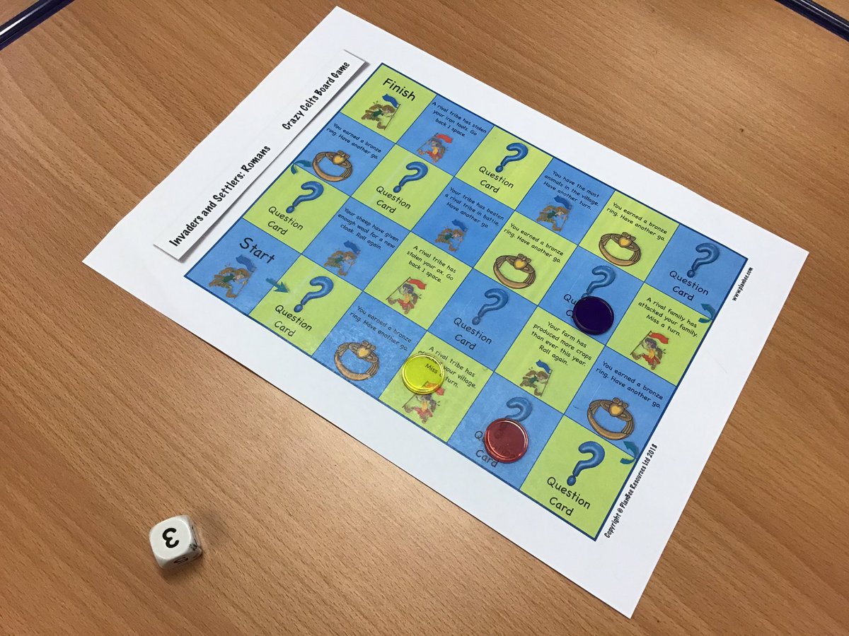 9Barcroft's tweet photo. Today Class 9 have been learning facts about The Celts. We had to answer questions on a board game. https://t.co/5TOqXpbKd5
