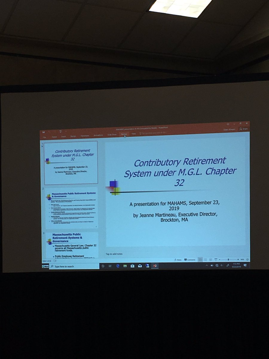 MAHAMSinfo's tweet image. What a great session yesterday on #retirement, #socialsecurity and #deferredcompensation @brocktonretirement. @SocialSecurity @MassStateRet #Massachusetts #publichousing #maintenance #supervisor #training #education