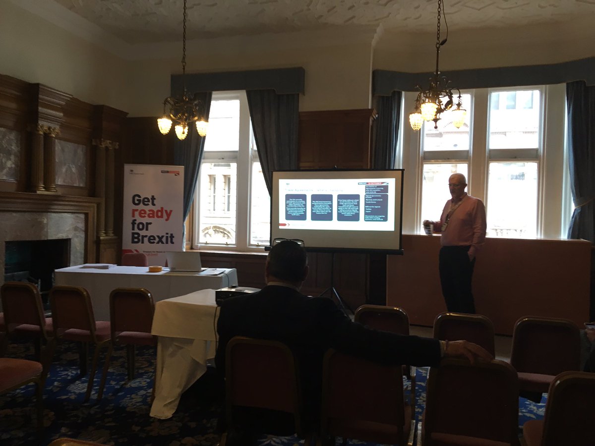 Getting a full Brexit briefing from <a href="/HMGMidlands/">HM Government Midlands</a> #brexit roadshow in Leicester today. <a href="/RHANews/">RHA</a>