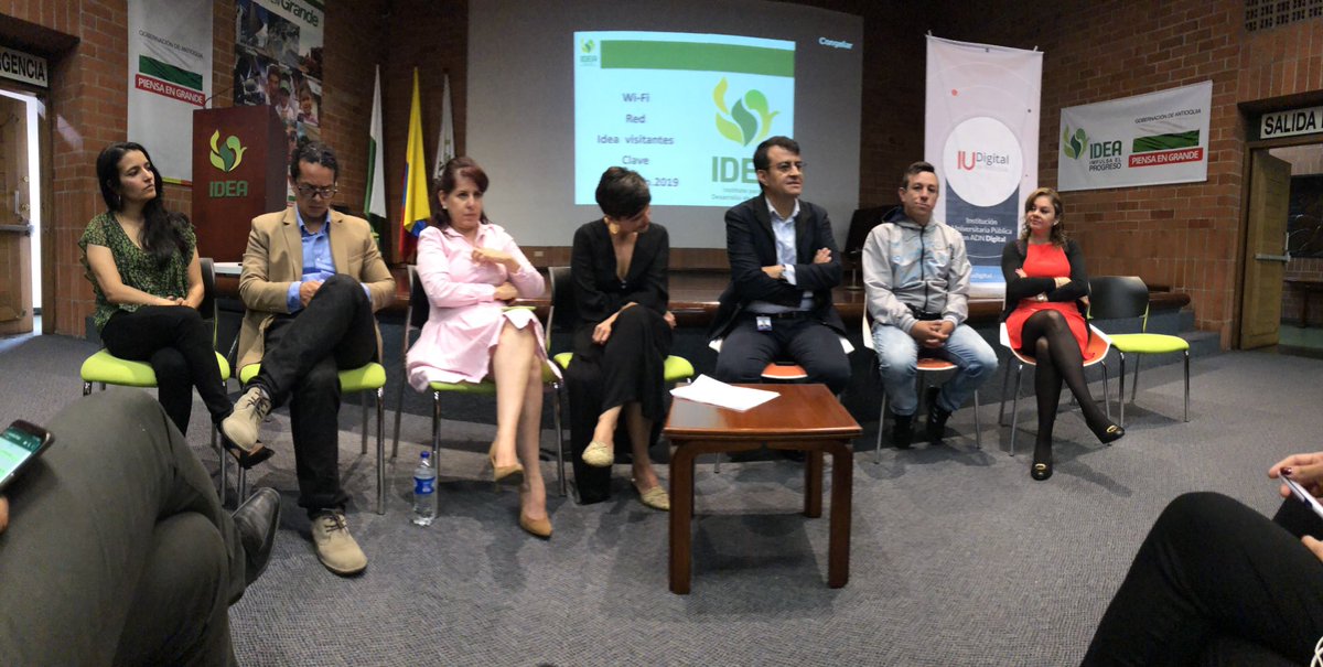 ¡Estamos conversando sobre avances y retos de la IU Digital de Antioquia! 👏🏽 <a href="/GobAntioquia/">Gobernación de Antioquia</a> <a href="/SecEducacionAnt/">Secretaría de Educación de Antioquia</a> <a href="/IDEA_Antioquia/">IDEA | Instituto para el Desarrollo de Antioquia</a>
