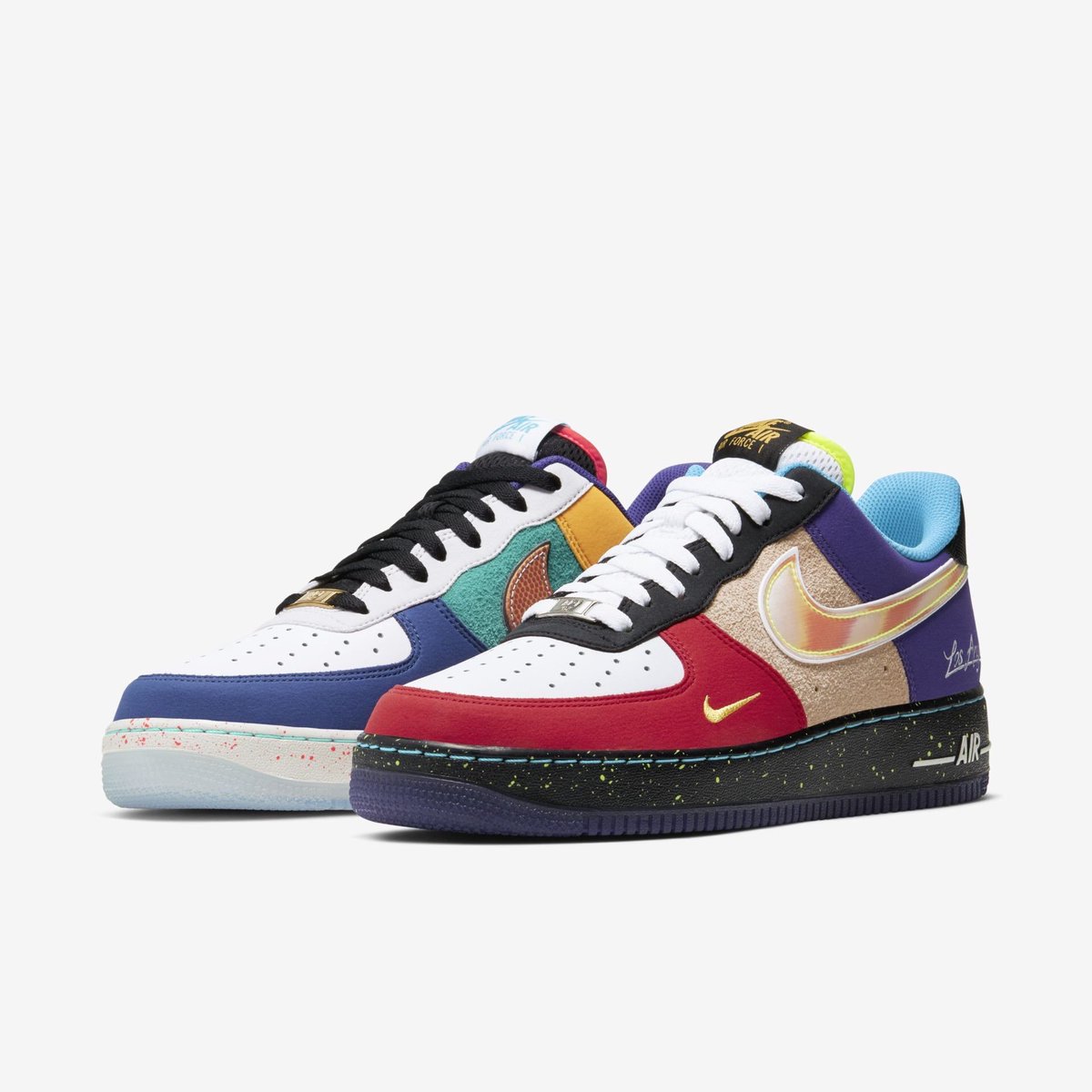 Preservativo navegador tallarines Hooligan on Twitter: "#LosTenisDelDía Nike Air Force 1 “What The LA”. @nike  https://t.co/vPHtcxPckQ" / Twitter