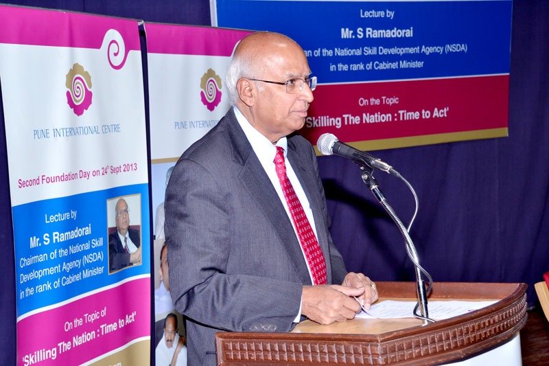 PuneIntCentre's tweet photo. #PICArchives #OnThisDay 2013: Shri. S. Ramadorai, Former Chairman of the National Skill Development Agency (NSDA), Chairman, Governing Board, TISS, Mumbai, Sharing his Experiences &amp; Vision on,'Skilling the Nation: Time to Act' at 2nd Inauguration Day of PIC. https://t.co/UahYS3qlqm
