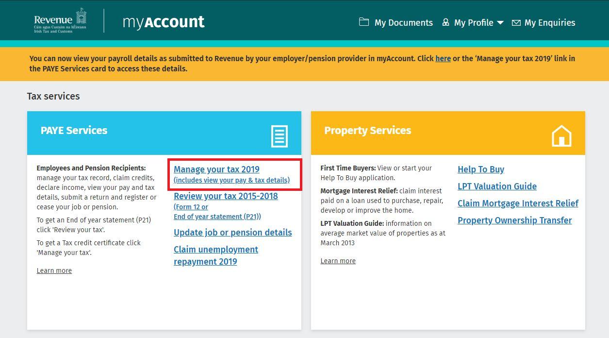 Revenue على X: &ldquo;The quick and easy way to claim tax credits for 