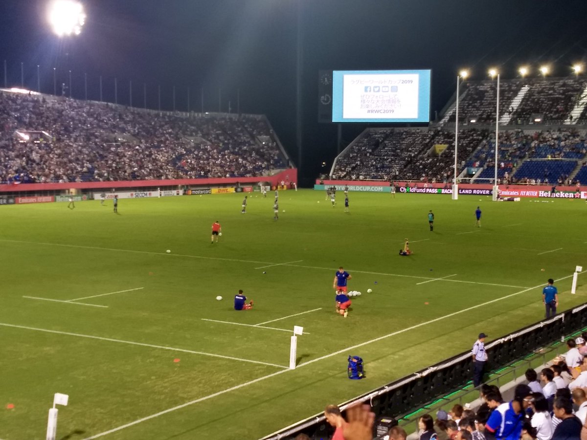 TrevInMelb's tweet photo. Ready for my 3rd game Russia v Samoa #RWC2019 #rusvsam https://t.co/MWwoB9oS5T
