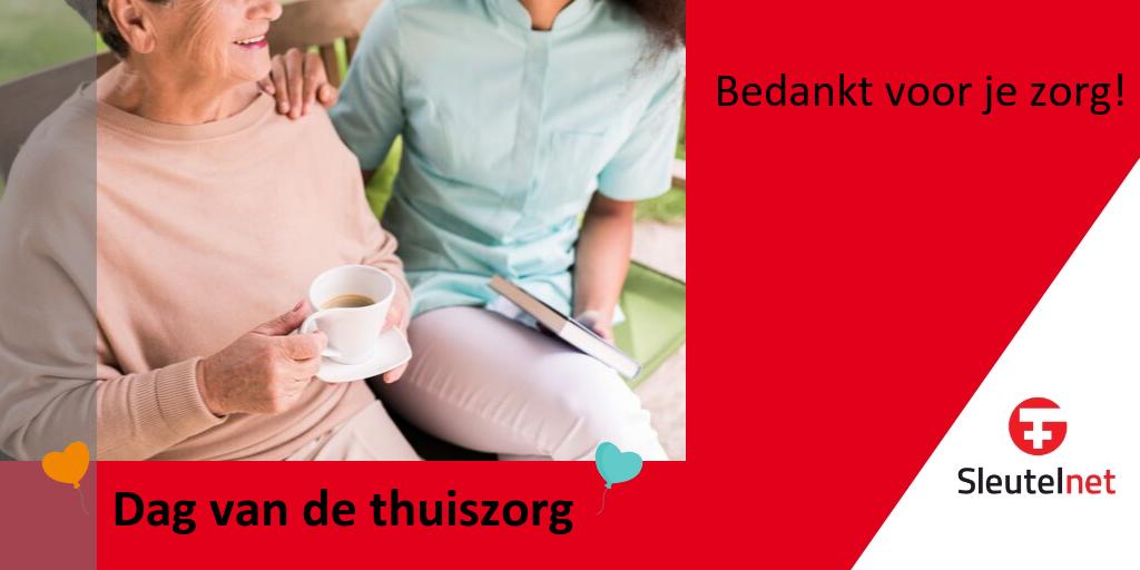 Sleutelnet's tweet photo. Vandaag is het de Dag van de Thuiszorg. Wij willen alle zorgverleners bedanken voor de inzet, elke dag weer.
#digitaliseringindezorg #dagvandethuiszorg #sleutelnet
#dankbaar https://t.co/Ngjv80Ay0m