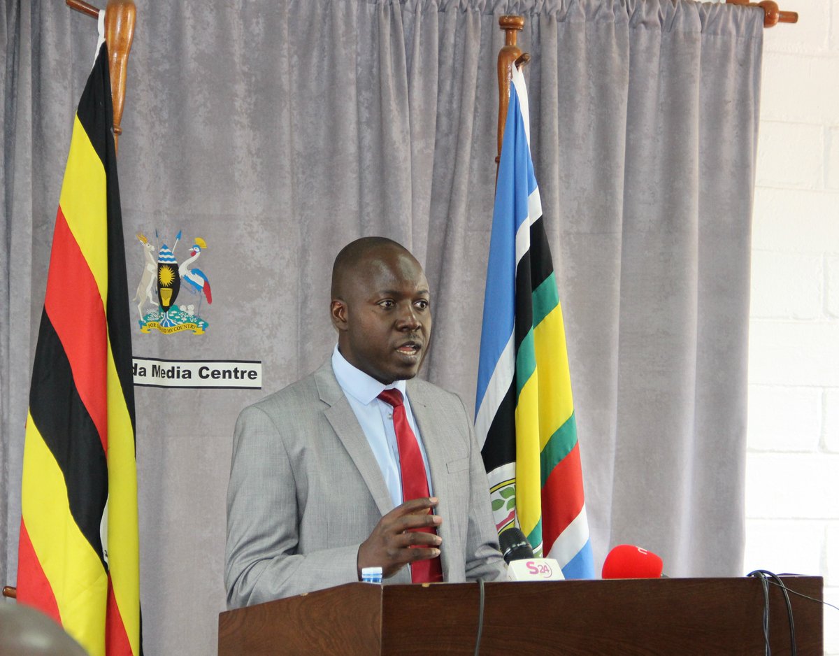 NPA_UG's tweet photo. This morning, together with @HonDavidBahati, we had the privilege to share with the Press progress made with the implementation of the #NDPI and #NDPII and the #Cabinet approved #StrategicDirection for the #NDPIII.
@UgandaMediaCent @newvisionwire @ubctvuganda @JosephMuvawala https://t.co/cUOV1UalzS