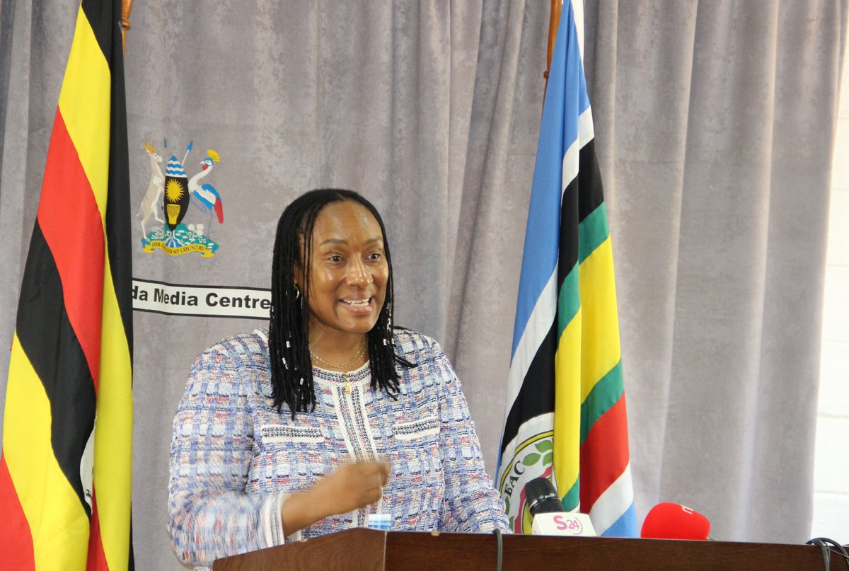 NPA_UG's tweet photo. This morning, together with @HonDavidBahati, we had the privilege to share with the Press progress made with the implementation of the #NDPI and #NDPII and the #Cabinet approved #StrategicDirection for the #NDPIII.
@UgandaMediaCent @newvisionwire @ubctvuganda @JosephMuvawala https://t.co/cUOV1UalzS