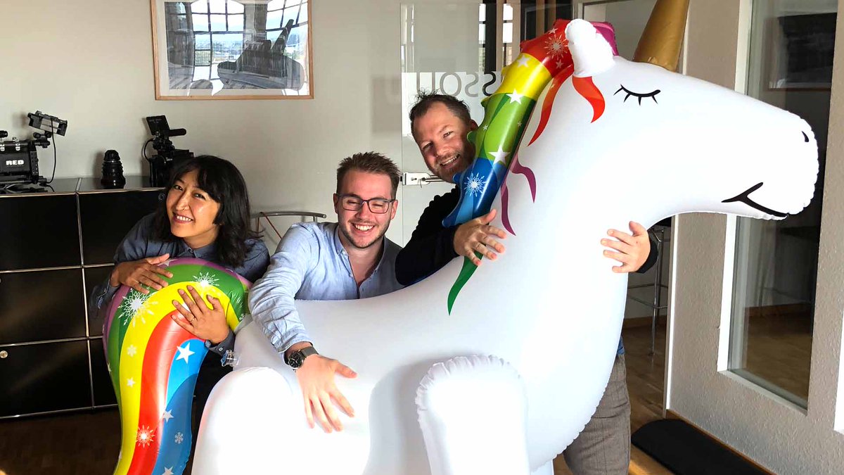 Loreical_app's tweet photo. @KreativNetzBW @bridgingIT Vielen Dank @bridgingIT für das Unicorn und natürlich den Sonderpreis. Wir freuen uns auf die Zusammenarbeit. https://t.co/7pFXZ8tRLQ