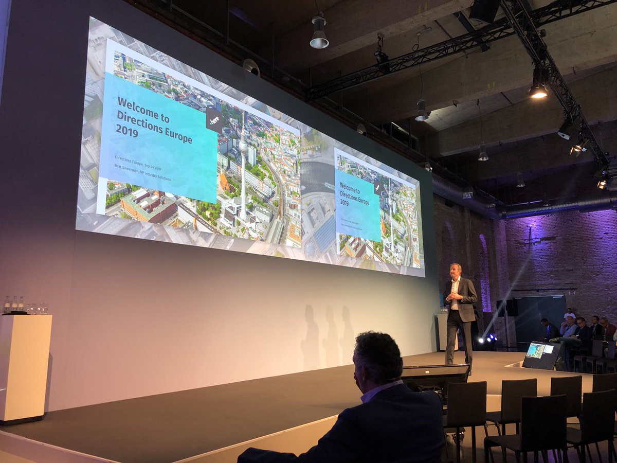 geomer auf der directions Europe von <a href="/here/">HERE Technologies</a>  technologies - wir freuen uns spanende Themen rund um das Thema Location und Services